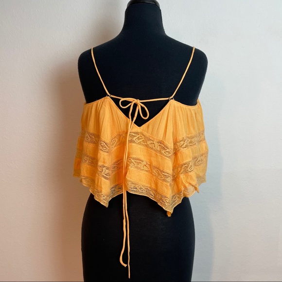 NWT FREE PEOPLE HOME AGAIN CROP TOP - Picture 11 of 14